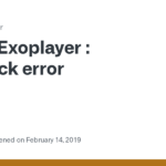codice errore playback esoplayer
