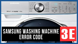 errore e3 lavatrice samsung