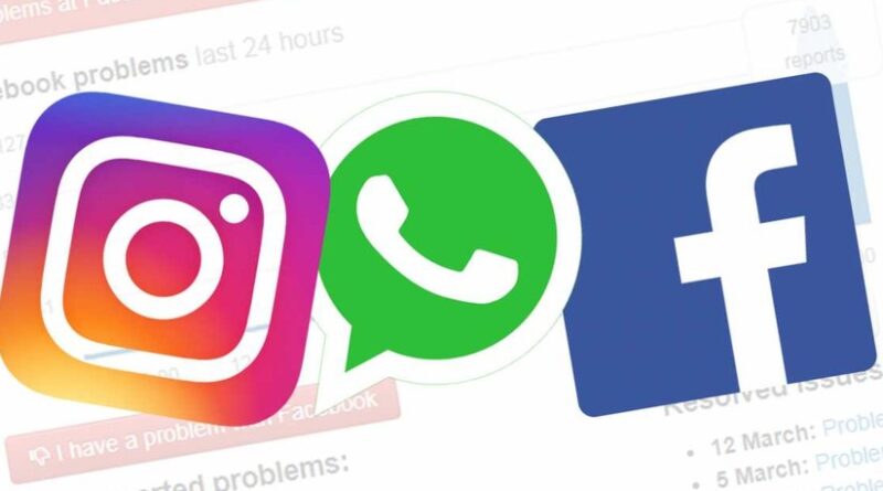 facebook whatsapp instagram non funzionano