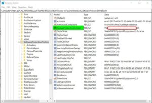 come trovare product key windows file registro